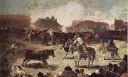 Francisco Goya The Bullfight oil